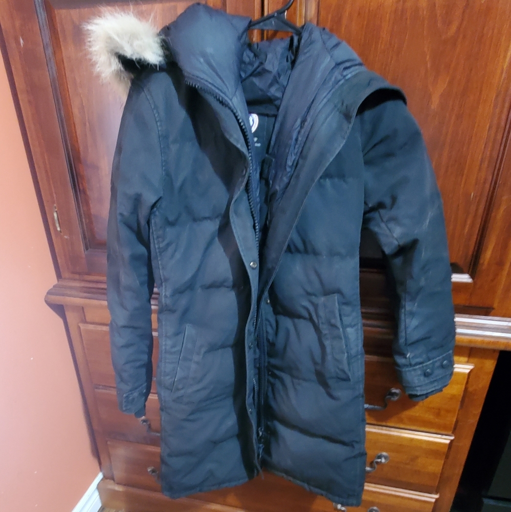 Used black Canada Goose Coat